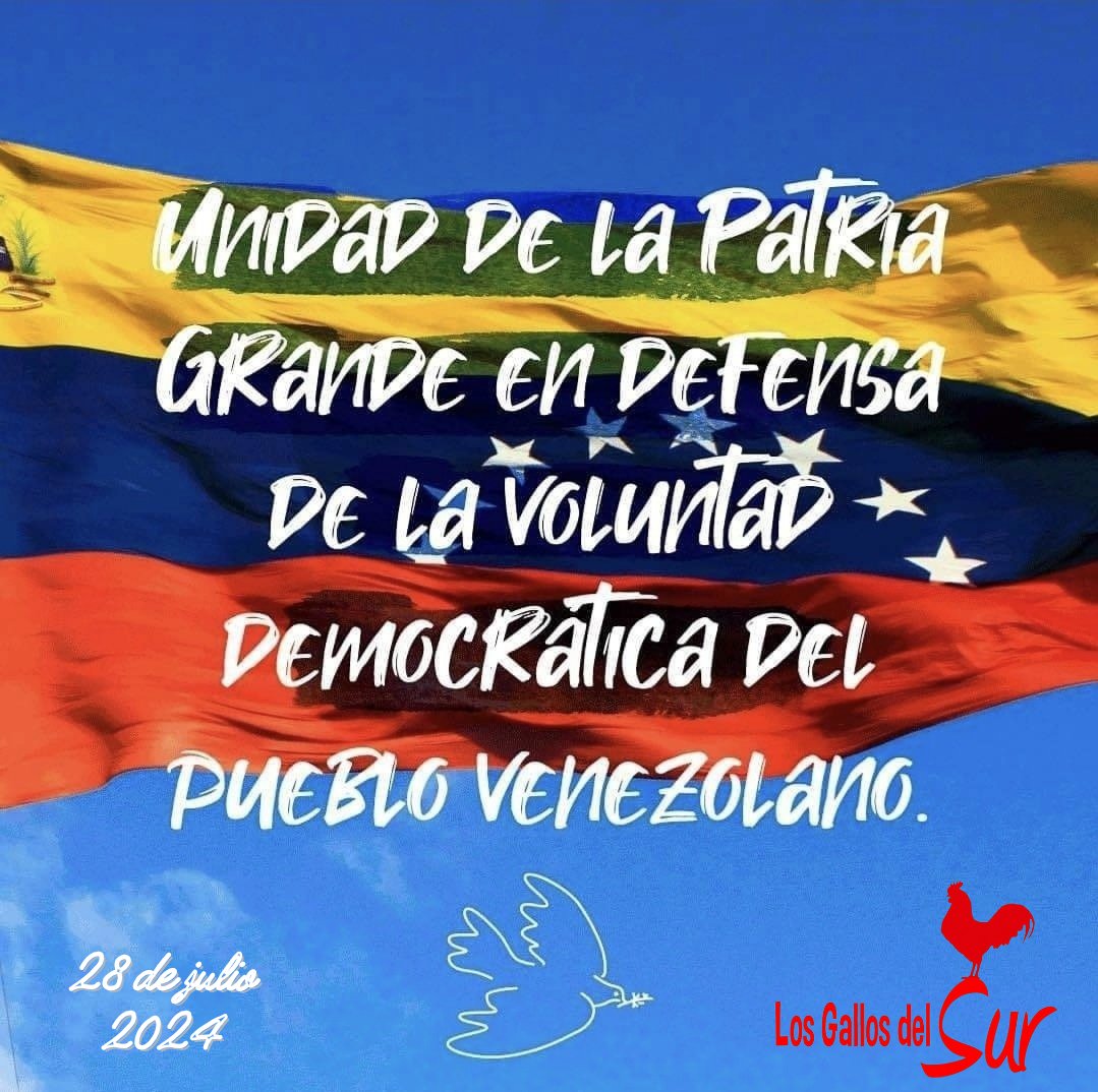#ConChavezYMaduroPaLoQueSea Con la verdad y en defensa de la voluntad democrática del Pueblo venezolano. #PatriaGrande @NicolasMaduro @dcabellor @ConElMazoDando @PartidoPSUV
