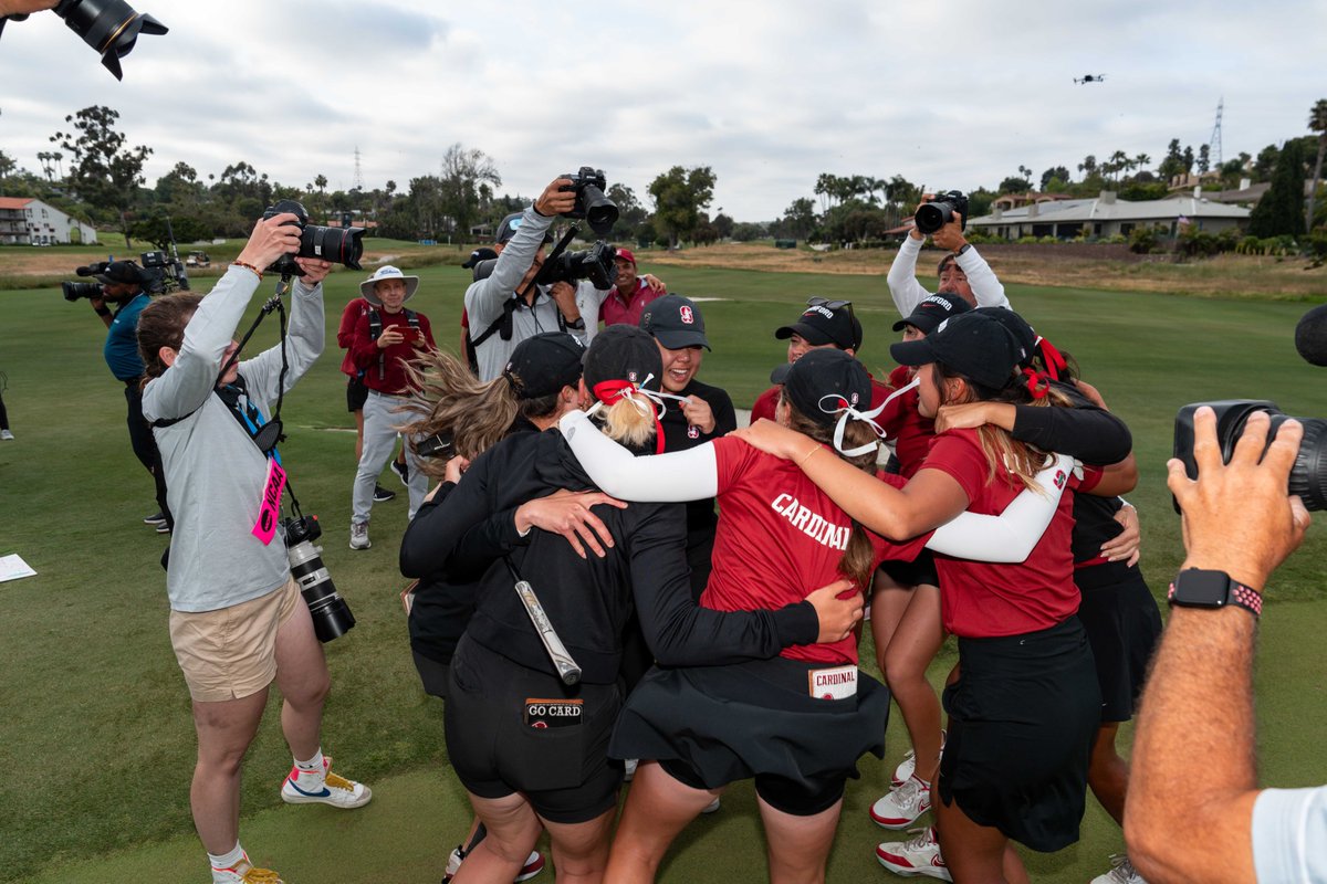 Two titles in three years. Just DOMINANT stuff from @StanfordWGolf! #GoStanford