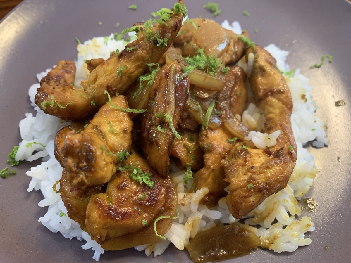 AtlantisCooking's tweet image. Stir-Fried Turmeric Chicken