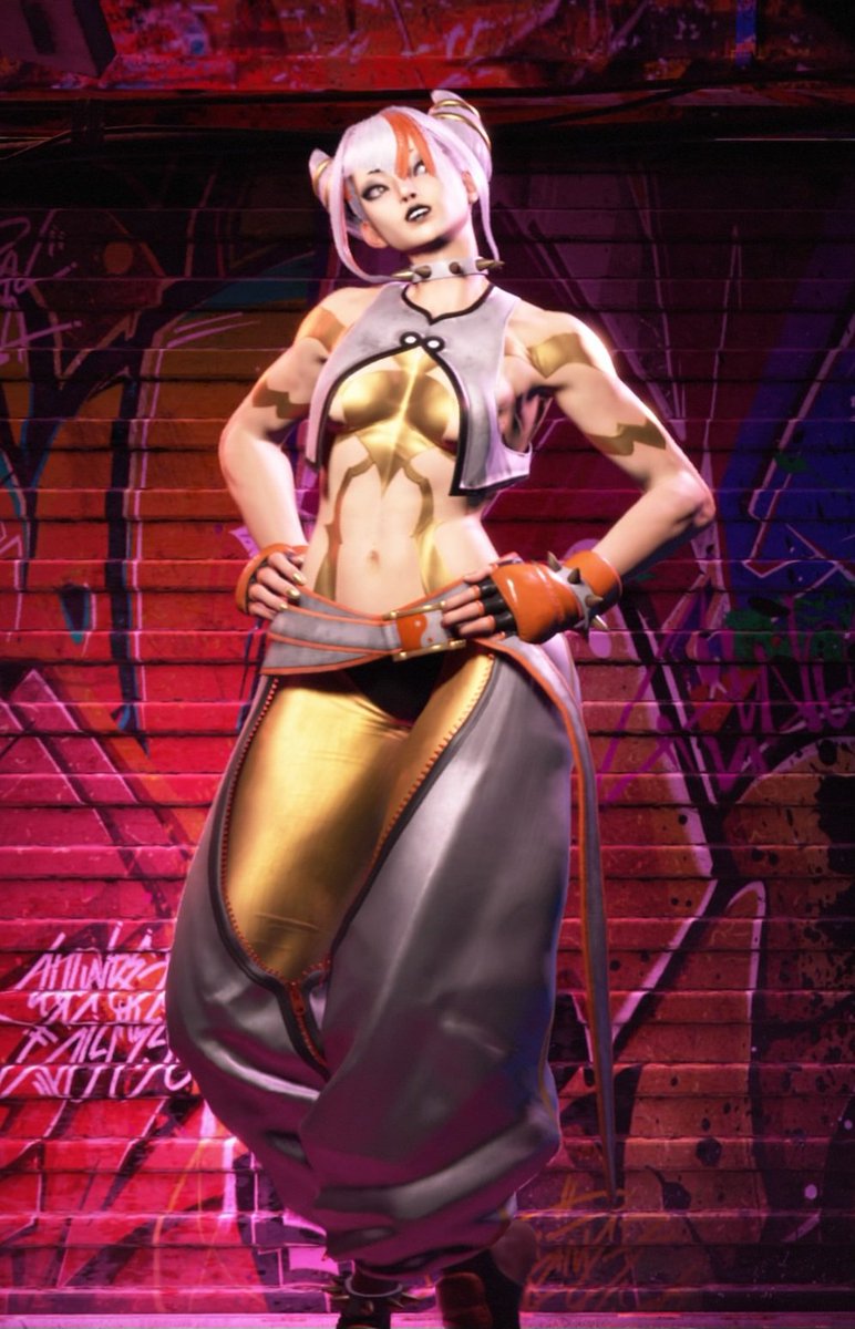 pinkimamba's tweet photo. best street fighter season ever, I'm so blessed to own this juri colour 🙌🏻 #SF6 #CAPCOMCUPX https://t.co/IWkJ0BT3J6