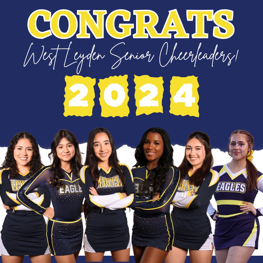 Congrats to our West Leyden Senior Cheerleaders ⭐️ We are incredibly proud of you and are excited to see what the future has in store for each of you! #leydenpride