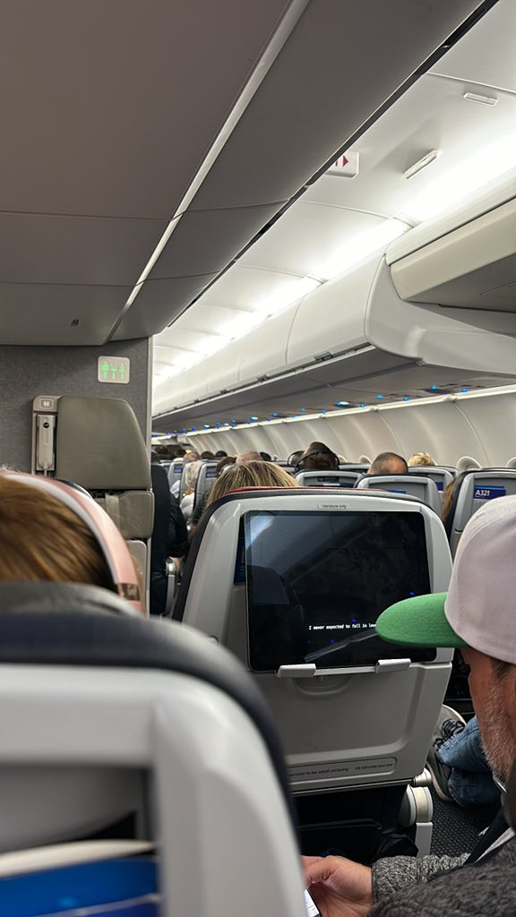 Wow… been sitting in the plane now for about an hour, still at DFW.. WTF is going on? I have a feeling we’re not going anywhere anytime soon. Hopefully I am wrong.