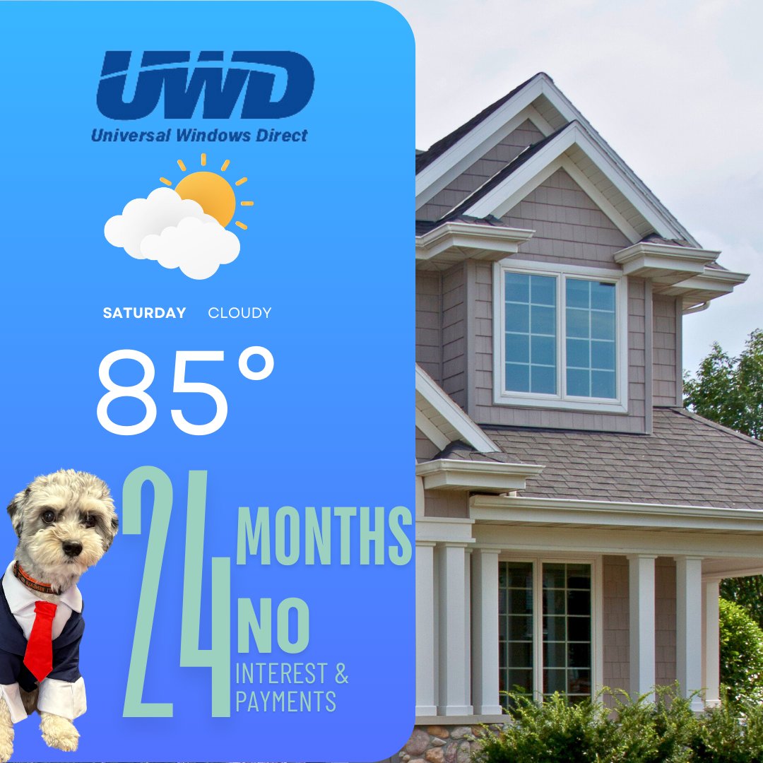 uwdcincinnati's tweet photo. Hey Cincinnati! 🌦️ Bowie the UWD dog here with your weather update! We’ve got some storms rolling in this week, so stay cozy and safe indoors.
Check out our latest offers now! 

#WeatherUpdate #HomeImprovement #UWDDeals https://t.co/nmUGcFxMQk