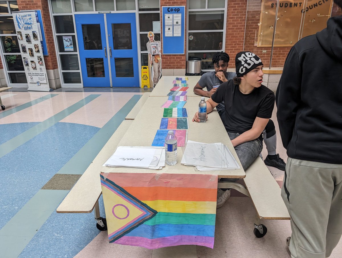 Floriane Lévéder (@florianetsering) on Twitter photo So happy to see our LGBTQ2S+ students proudly lead games in the atrium today to raise awareness about queer realities and Rights. Do you know when gay marriages were legalized in Canada? Can you match each flag with the sexual orientation it represents? <a href="/StPeterOCSB/">St. Peter High School</a> <a href="/ocsbequity/">@OCSBEquity</a> So happy to see our LGBTQ2S+ students proudly lead games in the atrium today to raise awareness about queer realities and Rights. Do you know when gay marriages were legalized in Canada? Can you match each flag with the sexual orientation it represents? <a href="/StPeterOCSB/">St. Peter High School</a> <a href="/ocsbequity/">@OCSBEquity</a>