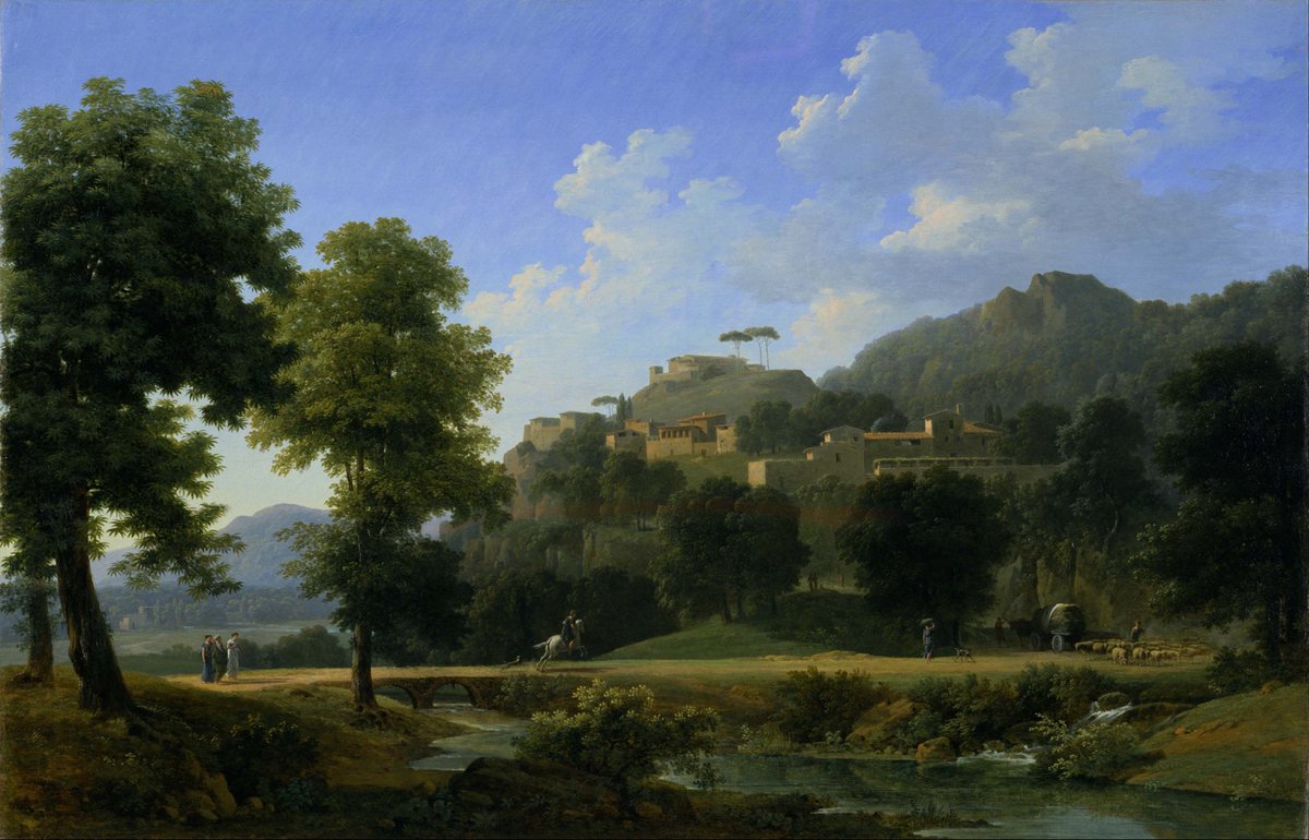 Italian Landscape (1812), by Jean-Victor Bertin