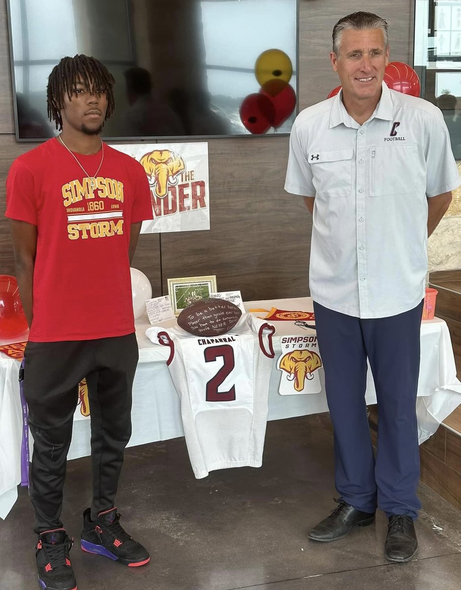 Alan Haire (@coachahaire) on Twitter photo Congrats <a href="/AdonisMcKenzie2/">Adonis McKenzie</a> Go be great <a href="/scstormfootball/">Simpson Football โก๏ธ</a>
<a href="/chskisd/">Chaparral High</a> <a href="/CHSBobcatsFB/">Chaparral HS Football</a> Congrats <a href="/AdonisMcKenzie2/">Adonis McKenzie</a> Go be great <a href="/scstormfootball/">Simpson Football โก๏ธ</a>
<a href="/chskisd/">Chaparral High</a> <a href="/CHSBobcatsFB/">Chaparral HS Football</a>