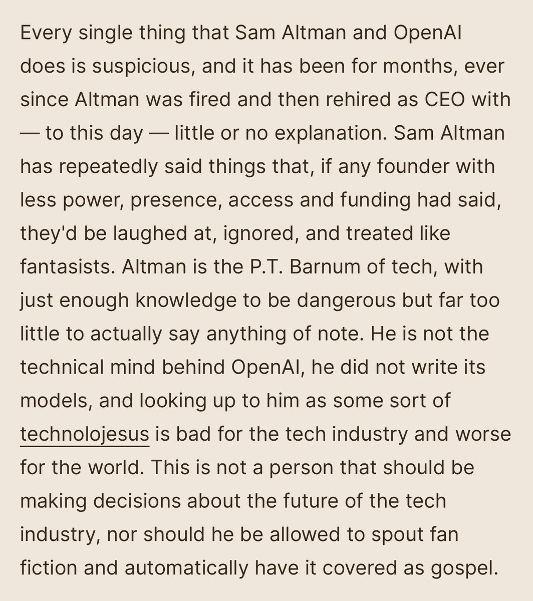 Ed Zitron tweet media