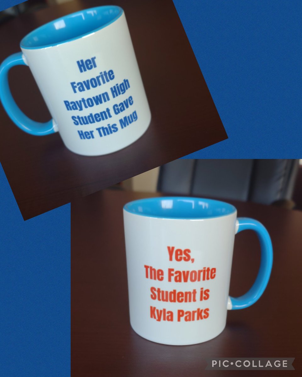 DrPenK's tweet image. Well, if I didn't know before, I know now! So proud of this young lady. Not sure which is her best quality: intellect, focus, determination, or wit. Thank you for the mug, reminder, and for always representing @RaytownSchools @RaytownHigh in such a positive light. #relationships