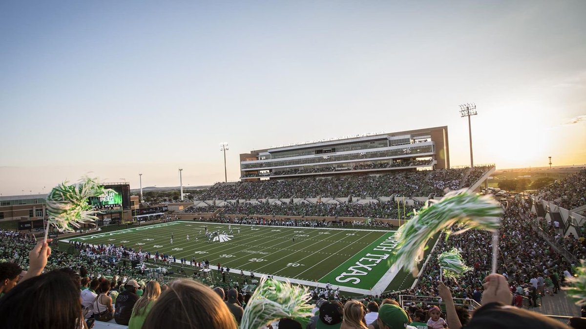 After a great practice and conversation with @realdpayne and @CoachBOdom, I am extremely blessed to have received an offer to North Texas University @MeanGreenFB @JenksFootball