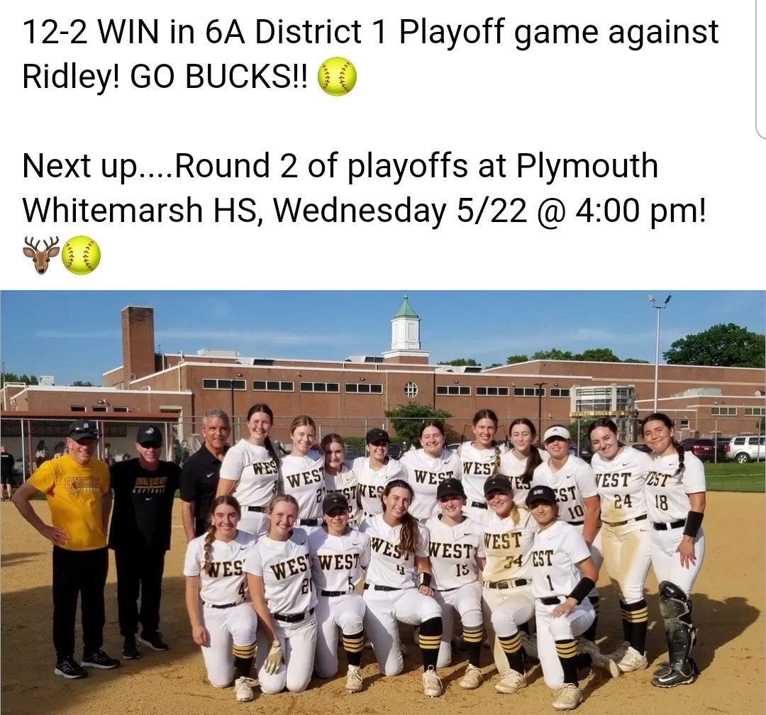 CB West Softball (@softballcbwest) on Twitter photo 