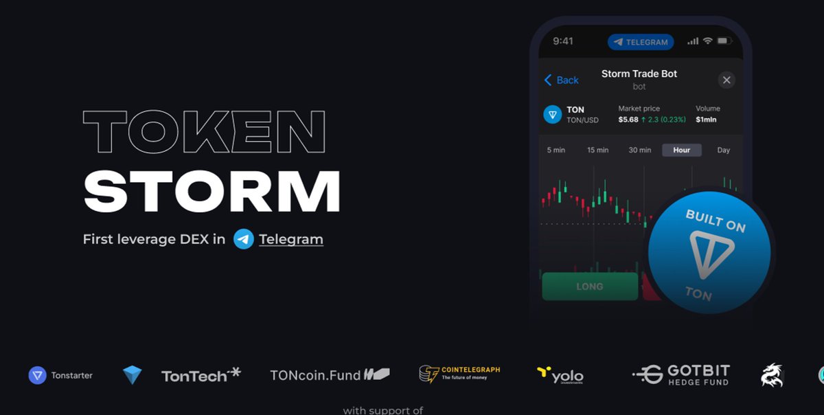 🌩️ $STORM - a new era of utility tokens on TON? Storm Trade project - a gem in the PERP narrative on TON. Today, I bring insights. Storm is launching a token that sets the bar high for all future tokens on #TON. Missed out on tokens like $GMX, $dYdX, $Gains? Now's the time to