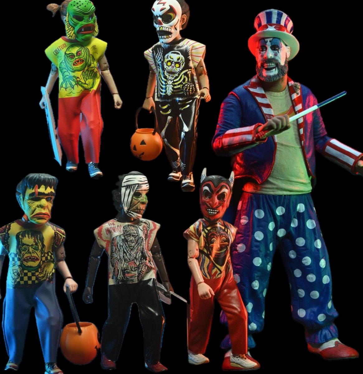 New @NECA_TOYS. Arriving this Friday and 15% Off now until 2am with code HORROR15.