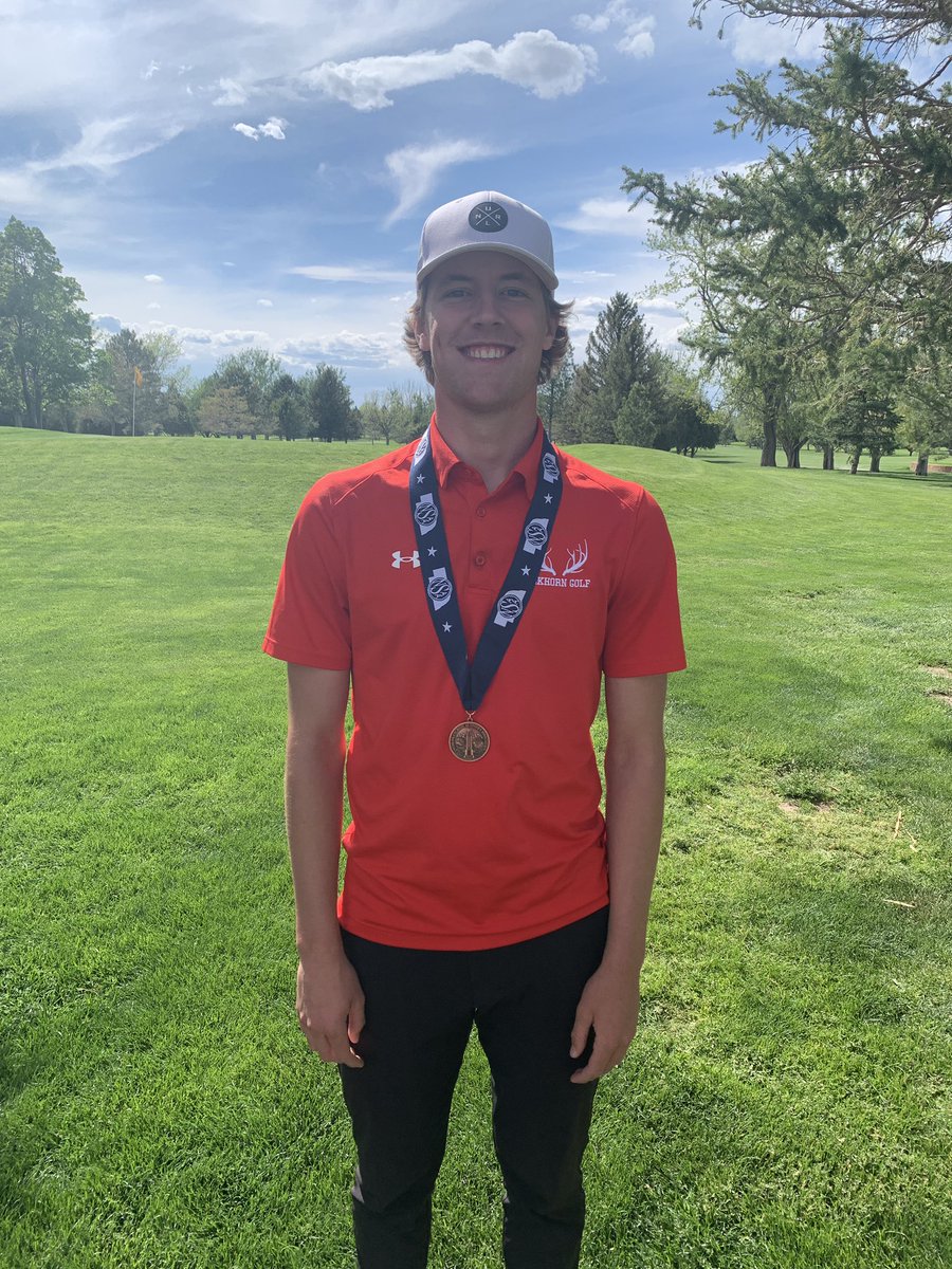 ElkhornBoysGolf's tweet photo. Antlers finish the 2024 season with 3 tournament wins including a District Championship. 

Tommy caps his 4 year career shooting 78 today good for 14th place at State. https://t.co/S2Idly1gxa