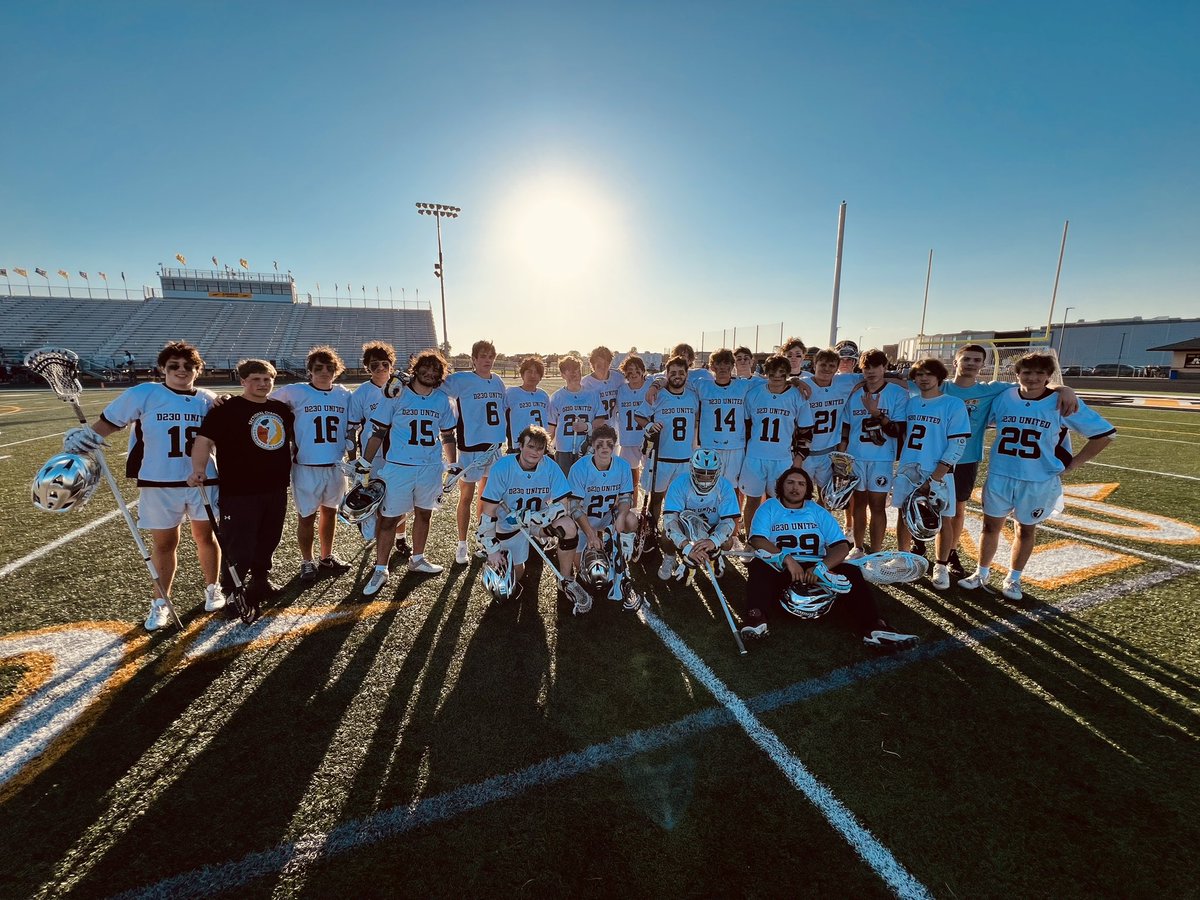 D230UnitedLax's tweet photo. D230 United loses in the Semifinals to Lockport in OT 12-11.  We have such gratitude for the work and accomplishments of these players, parents and community. To our seniors, thank you for an incredible ride. You are all champions in the book of D230 United. https://t.co/Ol4uNz8xLD