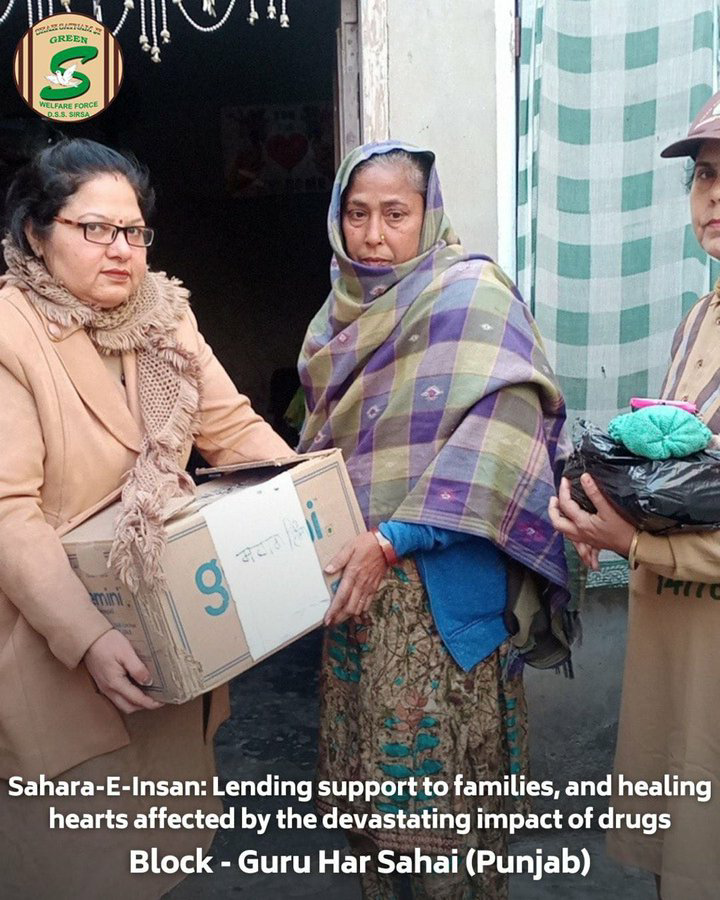 Millions of people globally facing hunger, malnutrition. For needy pregnant ladies it is more worst. Even fasting a day seems difficult. Think about those for whom daily meal a challenge? Inspired by Ram Rahim, DSS volunteers distribute Free Ration Kits to needy as a #GiftOfFood.