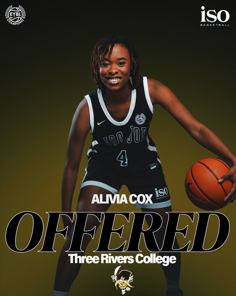 🚨 Scholarship Offer 🚨 Excited to announce ‘25 Alivia Cox has been offered a basketball scholarship by Three Rivers College! 🏀 | @aliviamcox