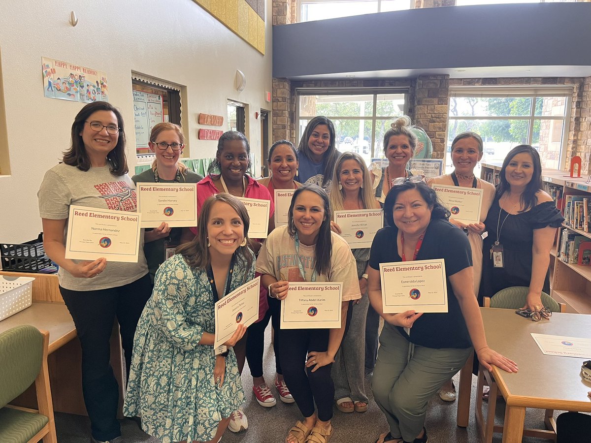 A Decade of Excellence! 10 years educating students at Reed Elementary!
Mrs. Hernandez, Mrs. Harvey, Mrs. Dion, Mrs. Rocha, Mrs. DeJesus, Mrs. Killian, Mrs. Wolter, Mrs. Walker, Ms. Richter, Mrs. Bohne, Mrs. O’Donnell, Mrs. Garza, &amp; Mrs. Talley &amp; Ms. Kang (not pictured).
