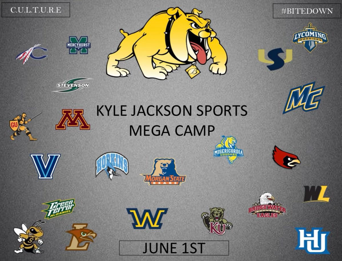 I will be attending the Kyle Jackson Bowie state mega camp June 1st.
<a href="/RCoach_J/">R_Coach</a>