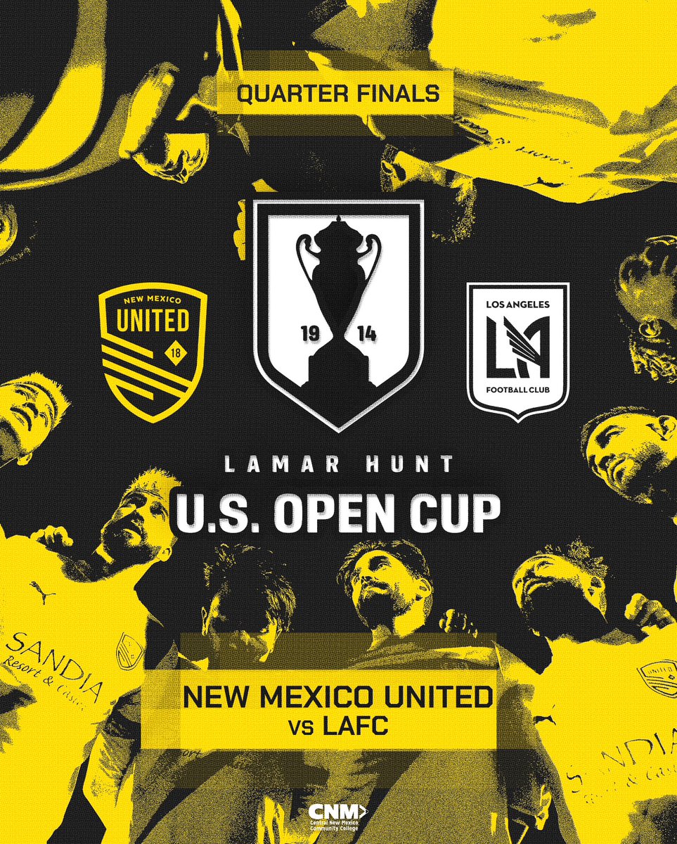 Our Open Cup Quarterfinal matchup is set 🔒 We're heading to Los Angeles to play against Will Ferrell's @LAFC 💥 We will face off on July 10! More info coming soon. #SomosUnidos