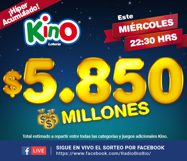 AHORA | @KinoCL está sorteando 5.850 millones ¿Tus números fueron los ganadores? Sigue aquí la transmisión en vivo acortar.link/vfpclh