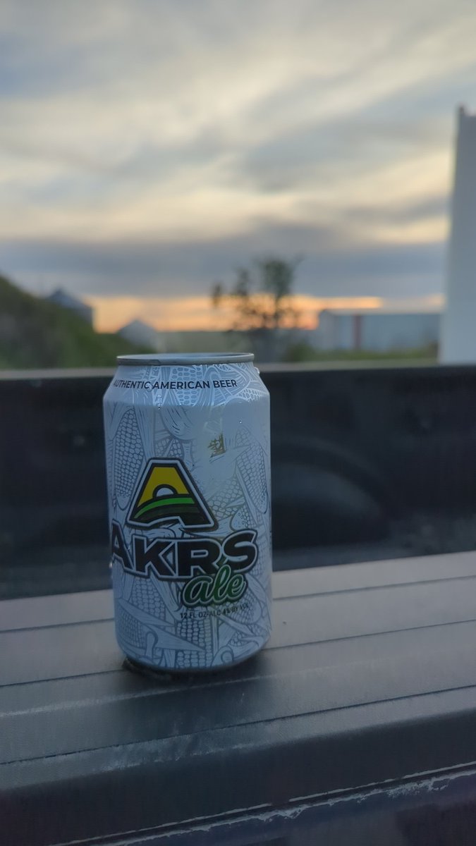 Finally getting to the John Deere beers my cousin gave me last fall. Not terrible.