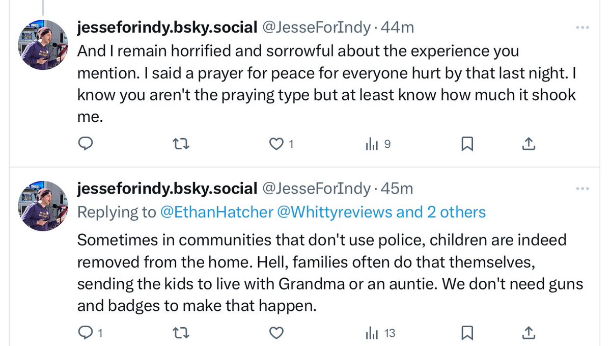 Well, it’s almost bedtime here in the Chatham Arch neighborhood of Indianapolis… just for laughs, let’s check in to see what bizarre crap my weirdo Councilman @JesseForIndy is posting on X…