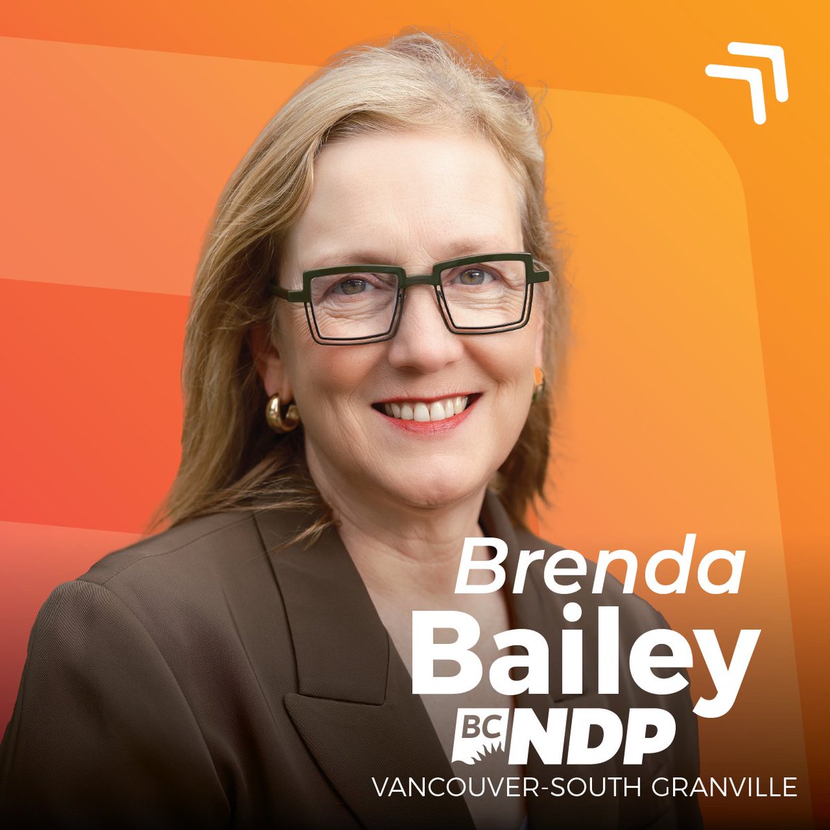 Please join us in welcoming Brenda Bailey as our BC NDP candidate in Vancouver-South Granville. Co-founder of Canada's first women-owned and operated video game studio, Brenda currently serves the Minister of Jobs, Economic Development and Innovation. Welcome @BrendaBaileyBC!