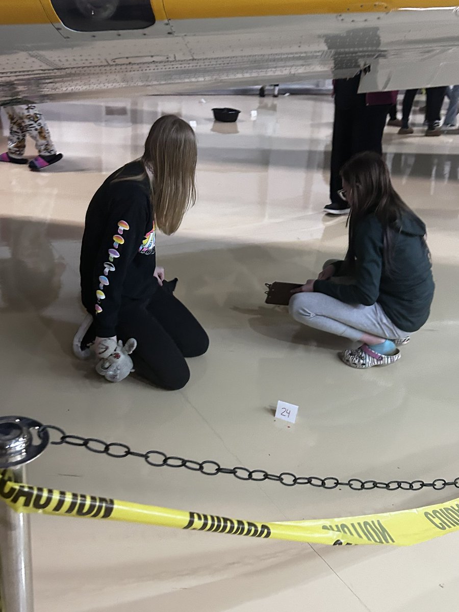 mrspaulsclass's tweet photo. One of our favorite field trips! Students used science to solve a crime and learned how DNA is used in investigations. And of course we took flight on the simulators and rides! #teaching #fieldtrips #stem #teachinghistory #teacher https://t.co/yYqk4TP2cY