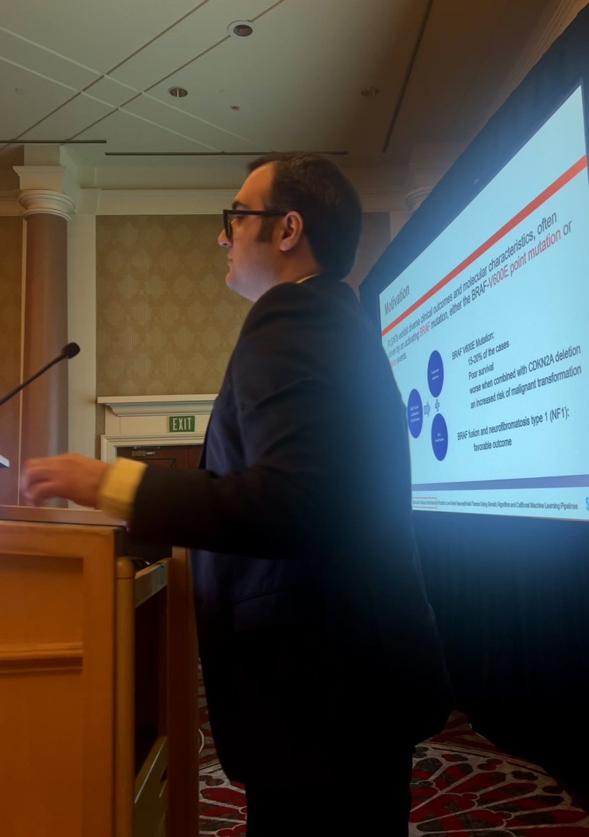 maguy_farhat's tweet photo. Great talk by @KhashayarNamdar on using #Radiomics-based Molecular subtype identification of pediatric low-grade Nouroepithelial #tumors . #Genetics #MachineLearning @TheASNR @The_ASPNR #ASNR24 https://t.co/6sqHiDdeQK