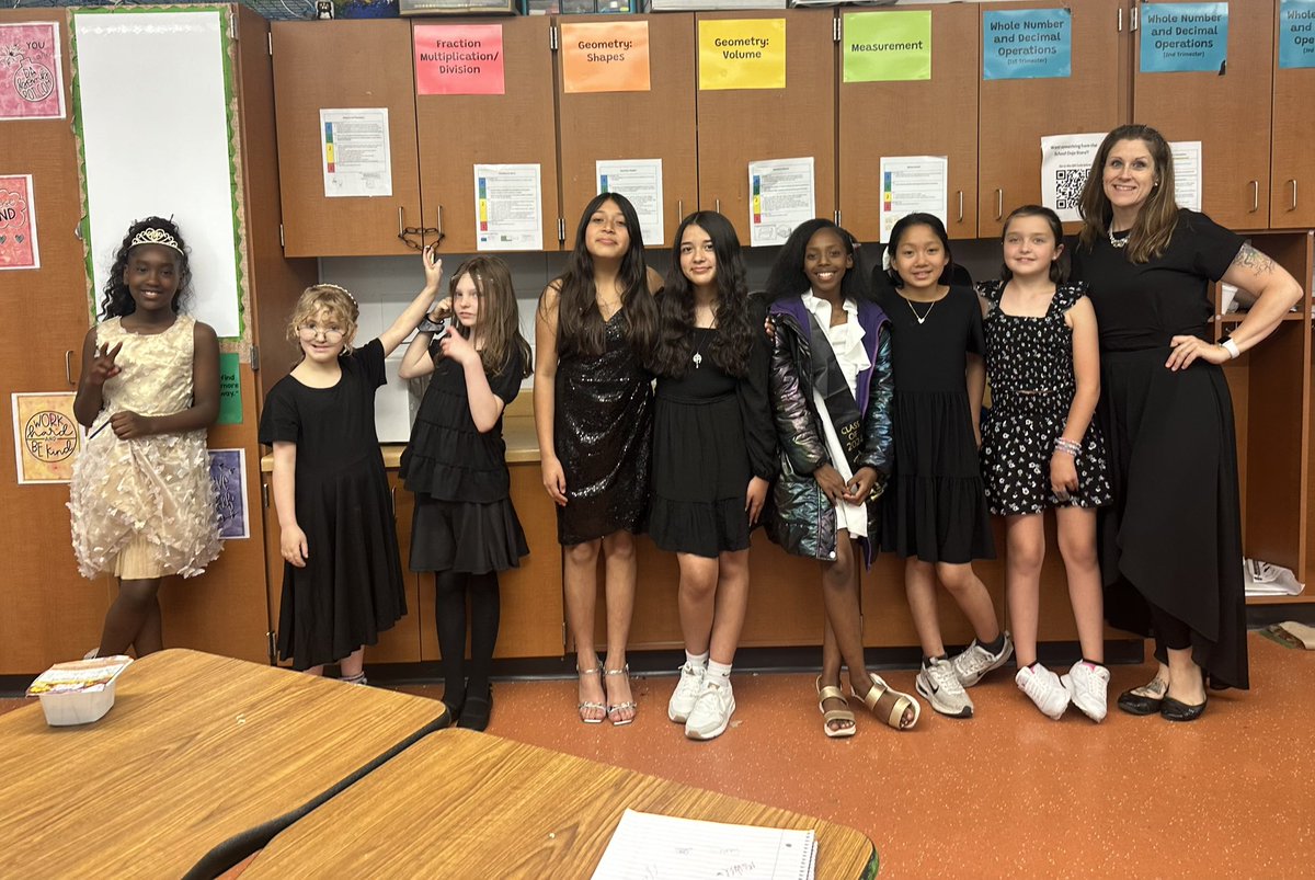 Hall5thMathAHL's tweet photo. 5th Grade Promotion was a success for Team Hall! I’m so proud of the individuals they have become over the past year. I’m going to need those tissues tomorrow! #trustyhuskies #cpsbest https://t.co/tr6yh29sa5