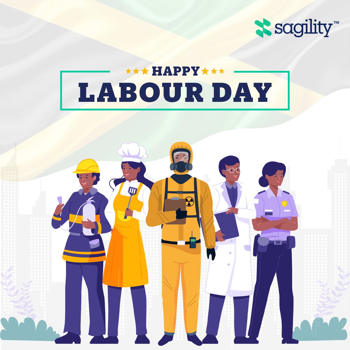 From the builders shaping our skylines to the nurses healing our communities, every contribution is a testament to the power of hard work we put in.​

Happy Labour Day, Jamaica!​

#Sagility #WeAreSagility #SOARWithSagility #LabourDay #SagilityJamaica