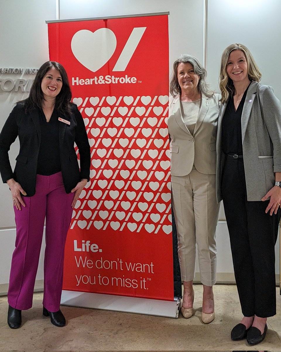 Thanks to the @UAlberta for hosting our Research to Life Lab Tours. It was so impactful to be able to see up close how @HeartandStroke funded research helps to save lives across the province. Thanks to all who came out, including MLA @LoriSigurdson! #beatasone