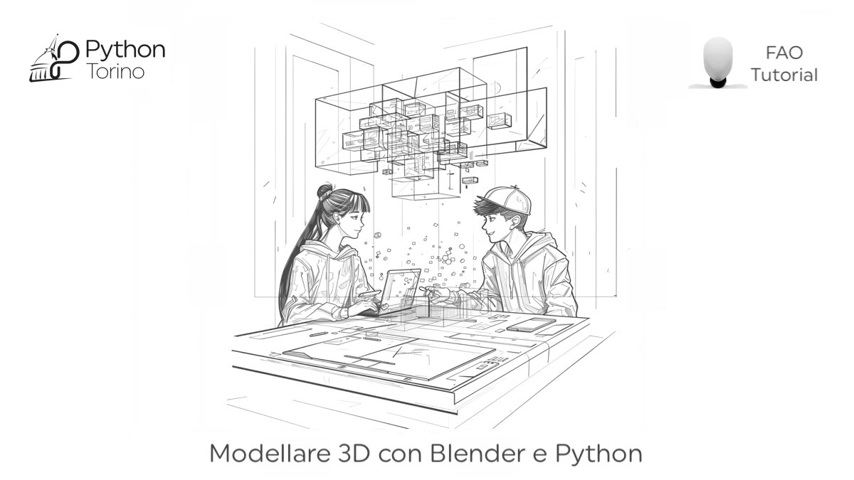 Python Torino (@pythontorino) on Twitter photo "Modellare 3D con Blender e Python" 🧊
Grazie ad <a href="/AndreaAltran/">Andrea Altran</a> per averci introdotti alla modellazione 3D e mostrato come con Python sia possibile pilotare ed estendere <a href="/Blender/">Blender 🔶</a>
Ecco il video! 🧩
video.linux.it/w/wq2kdwgHQGHu…
#workshop #blender #scripting #python #pythontorino "Modellare 3D con Blender e Python" 🧊
Grazie ad <a href="/AndreaAltran/">Andrea Altran</a> per averci introdotti alla modellazione 3D e mostrato come con Python sia possibile pilotare ed estendere <a href="/Blender/">Blender 🔶</a>
Ecco il video! 🧩
video.linux.it/w/wq2kdwgHQGHu…
#workshop #blender #scripting #python #pythontorino