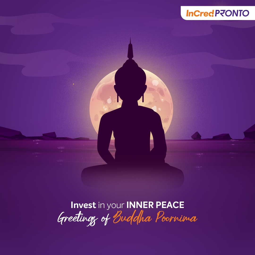 IncredPronto's tweet photo. This Buddha Poornima, start investing in your well-being as the returns on that are irreplaceable! 

To know more click the link in bio.

#InCred #InCredPronto #PersonalLoans #Loans #Finanicialwellness #FinancialFreedom #Buddha #BuddhaPornima https://t.co/qbA5Dtsmr2