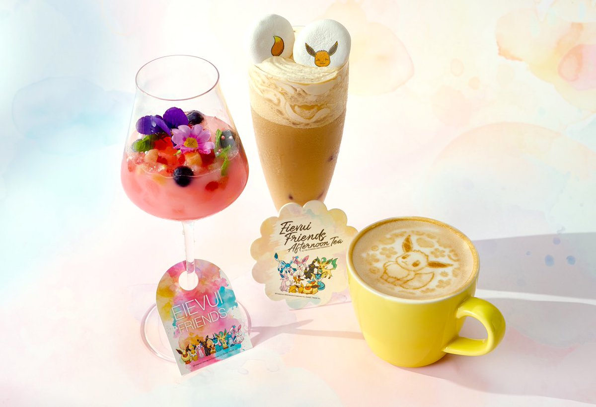 Pokeshopper's tweet photo. Pokeshopper Notice: The Pokémon Eevee Afternoon tea campaign images have now been published https://t.co/oIhfEV8oIE https://t.co/s5YfZpQGEP