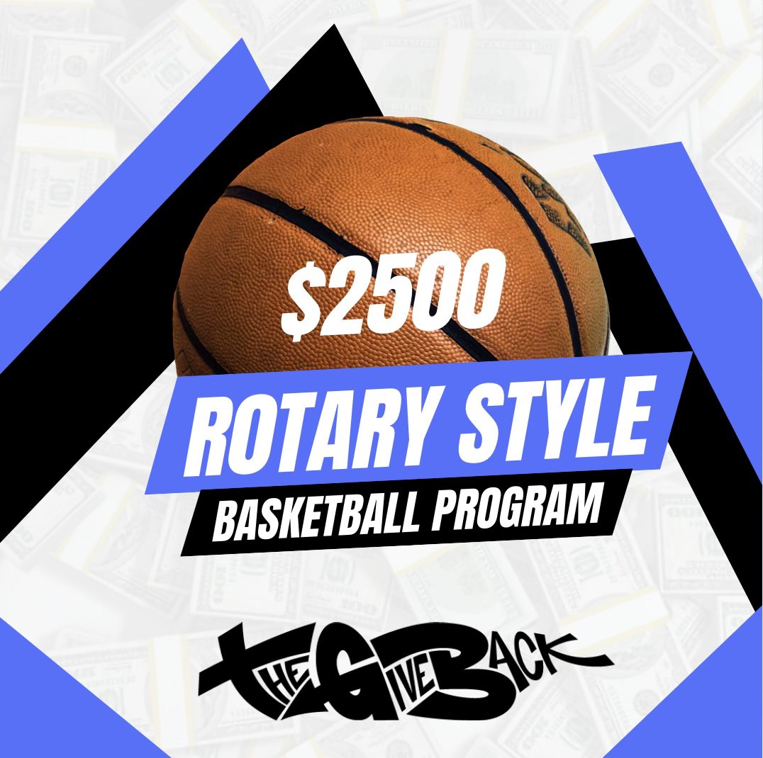Today me and <a href="/TheGiveBackFND/">The Give Back Foundation</a> partnered to donate $2500 to the Rotary Style Basketball Program. This program has helped me grow my game and I will always show up and support! <a href="/searotarystyle/">SEA ROTARY STYLE Basketball</a> <a href="/rotaryhoops/">Rotary Hoops</a>