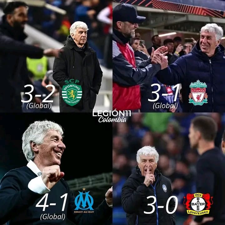 🎙️| Gasperini DT del Atalanta: “¡No es sólo que ganamos, sino cómo ganamos! Hemos vencido al Liverpool cuando estaban en lo más alto de la tabla de la Premier League, al Sporting, al Marsella y ahora al Bayer Leverkusen... estamos muy orgullosos'.