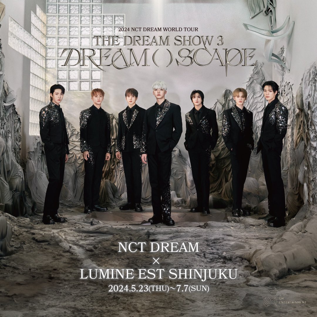 NCT DREAM will have a collaboration with LUMINE EST SHINJUKU, a shopping mall in Tokyo, Japan #NCTDREAM's display will be shown all around the mall, their songs & MV will played, DREAM( )SCAPE CAFE will open, JAPAN 2nd Single 'Moonlight' panel will be displayed 🗓️ Until July 7