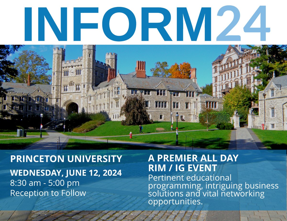 ARMANNJ's tweet photo. NEW! Professional development opportunities available at INFORM24, ARMA NJ's IG conference! Now approved for 6 CRM Credits; 6 IAPP Credits; Pending IGP Credits.
Many sessions eligible for CLE and ACEDS credit consideration. Register today! #INFORMNJ https://t.co/6c4pG2ey8d