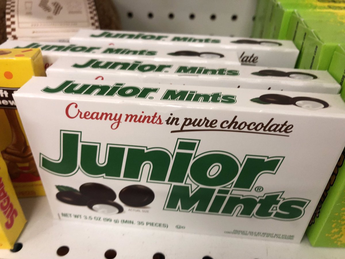 CamerotaJolie's tweet image. Junior Mints #juniormints