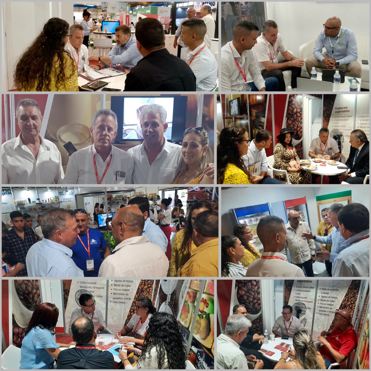 Durante el segundo día en la Feria de Alimentos #Cuba2024 se sostuvo intercambio fructíferos que permitirán desarrollar la Industria .
#VamosPorMás 
#AgroalimPorCuba 🇨🇺