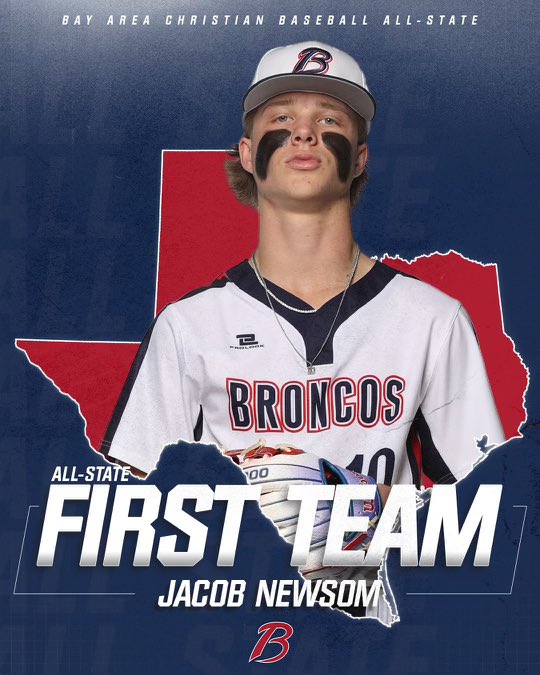 🚨🚨First Team All State🚨🚨 Congratulations to Jacob Newsom for being named to the TAPPS 4A First Team All State! Newsom finished the season: 🥇First Team All State 🏅TAPPS State All-Tournament Team 🥇First Team All District Congrats on a great 2024 Season!