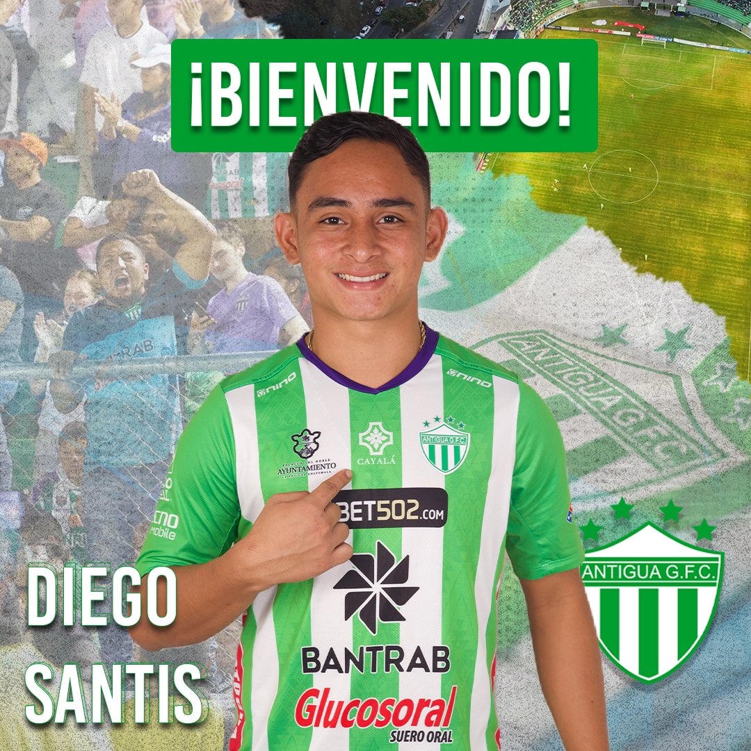 Diego Santis es nuevo jugador de Antigua GFC. #LigaGuate