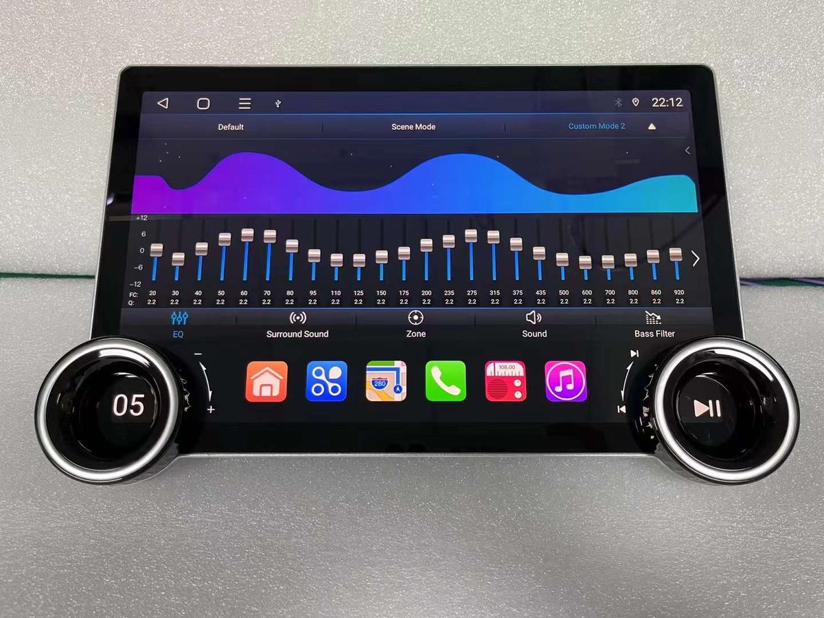 EricLee88741288's tweet image. 11.8inch 2K Dual Knobs Android Screen
Fit for all 9inch and 10inch frame
2+32GB 4+64GB 6+128GB
2K 2000*1200 Resolution
All Aluminum Heatsink with Fan
OEM order available
WeChat+86 18332107626
wa.me/message/FFANC6…
#androidscreen #androidradio #carandroid #carscreen