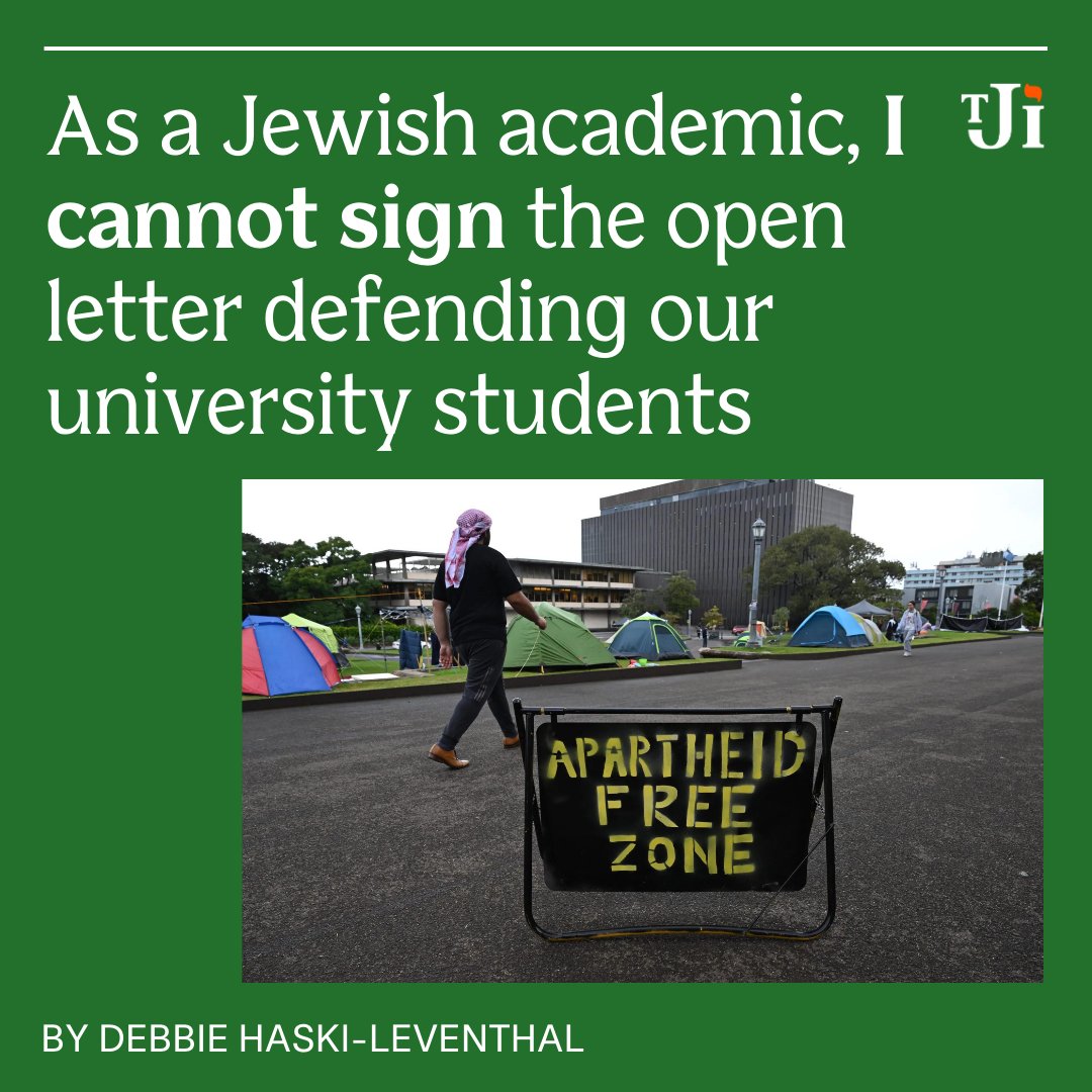 Like any other right, free speech has limits, and its boundaries lie when it undermines greater rights. We can’t allow hate and violence to manifest on our campuses in the name of “free speech”, writes <a href="/DebbieHaski/">Debbie Haski-Leventhal</a>. 

Read more: thejewishindependent.com.au/as-a-jewish-ac…