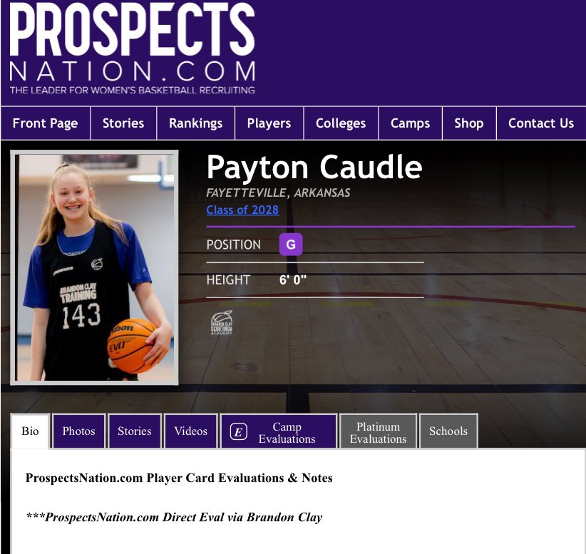 Brandon Clay Consulting | #BClayConsulting | @bclayscouting New scholarship offer for ‘28 Payton Caudle (AR): Alabama. I enjoy training with Caudle. Her size & skill are unique. She was a standout at the Tulsa Elite 100 Showcase in March. THE PROGRAM: peachstatebasketball.com/brandon-clay-c…