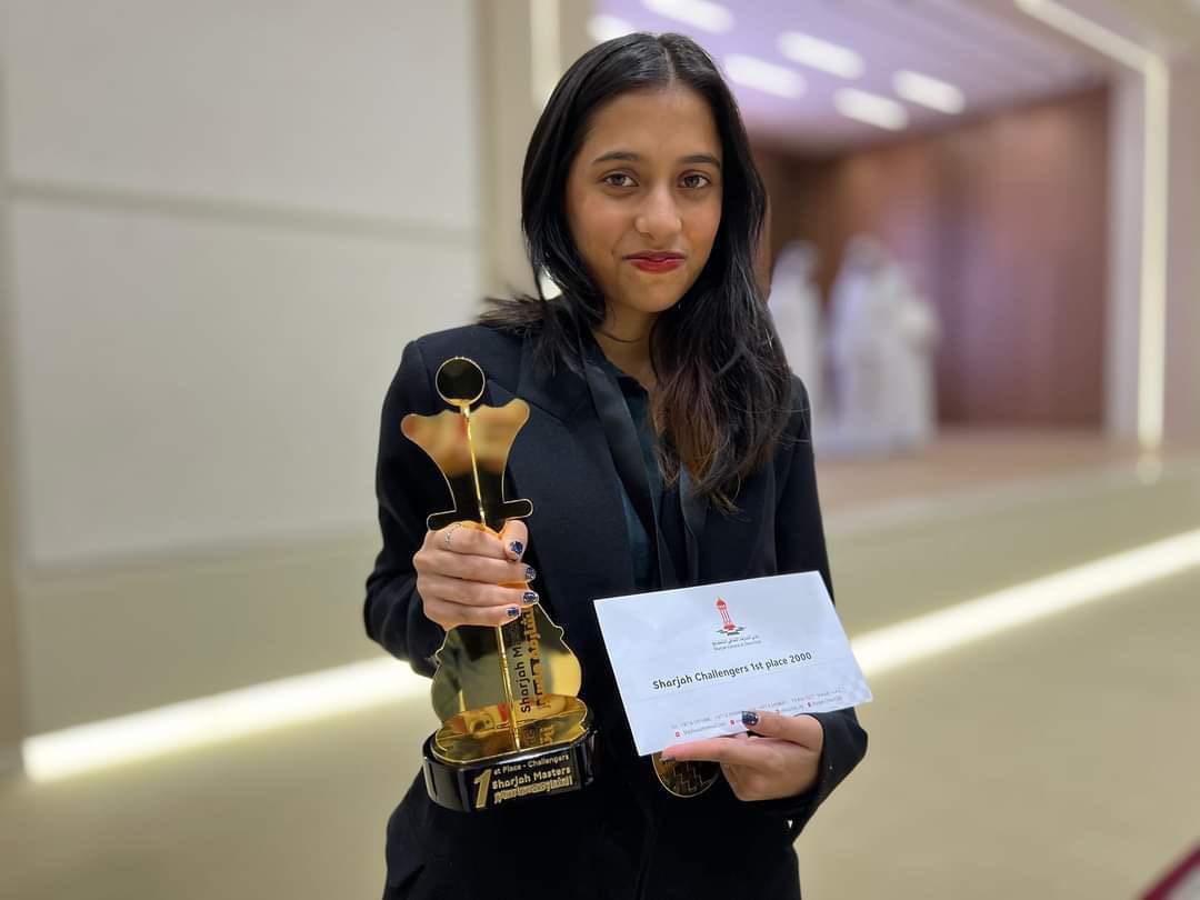 Heartiest Congratulations @DivyaDeshmukh05 for your Splendid Effort to win the Sharjah Challengers 2024. The Pride of Maharashtra, The Feather in the Hat of India’s Crown. Wishing you Many Many More Wins, on the. Chequered board & also in life. You make us all Proud