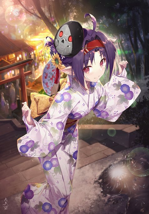 「fireworks yukata」 illustration images(Latest)