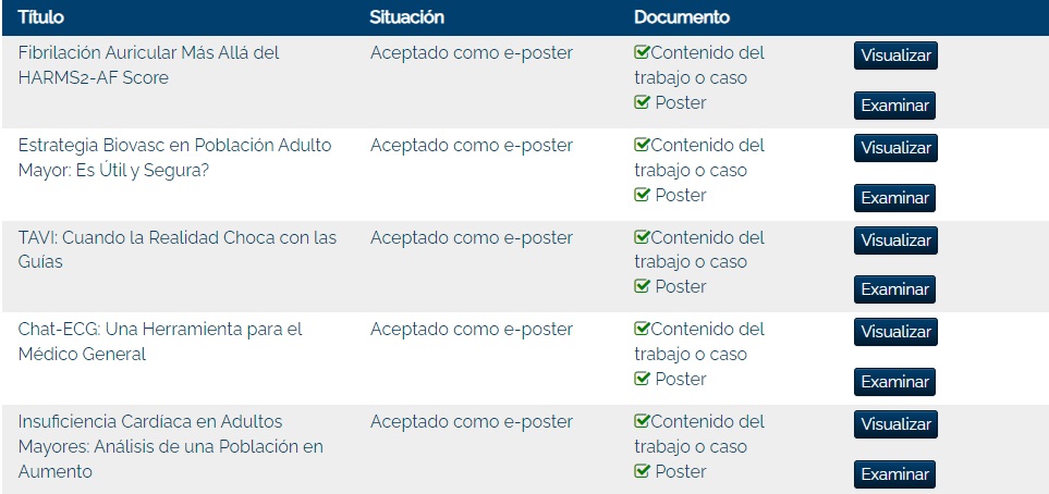 Todos los E-poster cargados para @CongresoSIAC 24 Gran trabajo de los residentes de Santa Clara Talar Nos vemos en #SIAC24