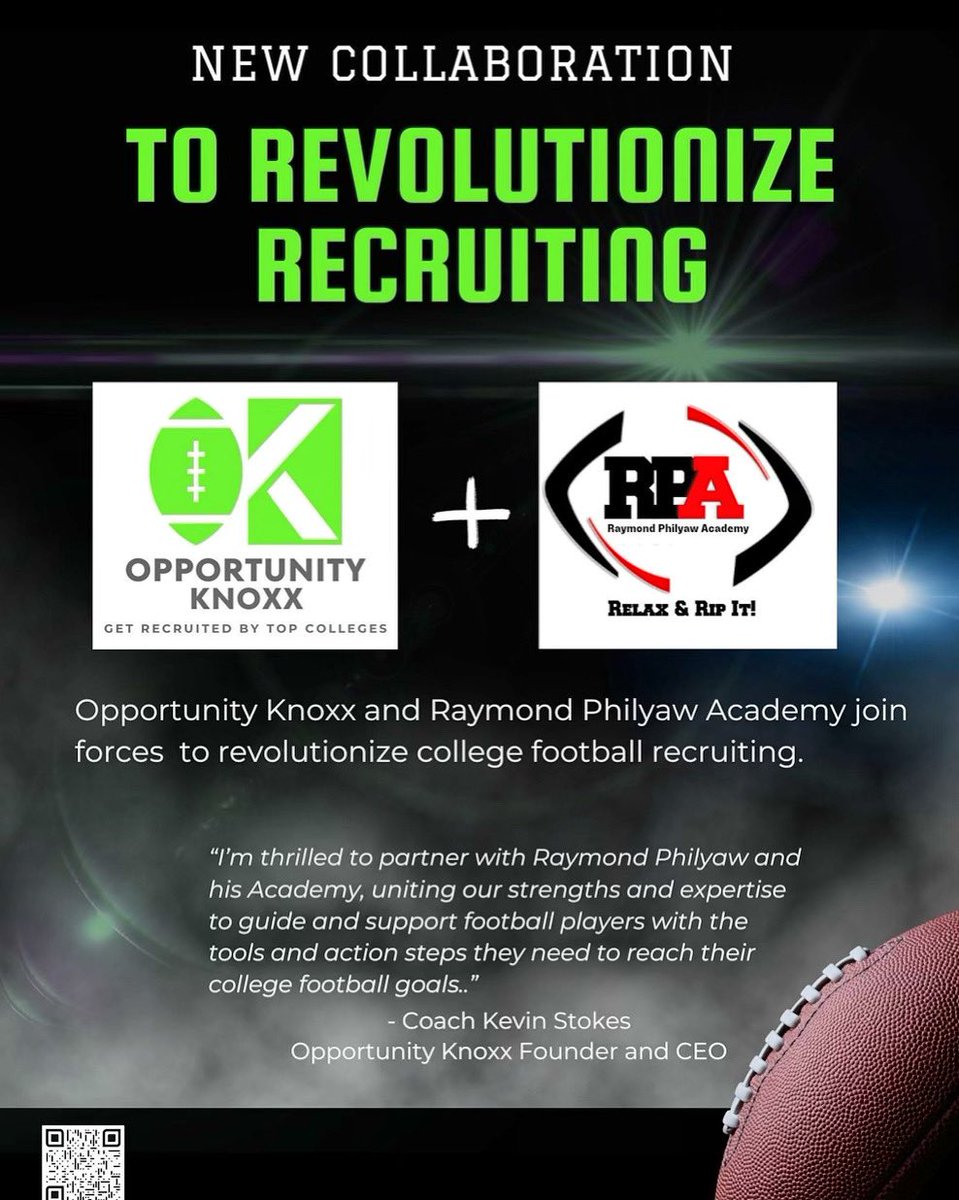 🚨 I am THRILLED to announce joining forces with @Opptyknoxx! Together, we will bring innovation and expertise to revolutionize the way recruiting “Can” be done today! The Rampband.com will change lives. Stay tuned for what’s ahead!